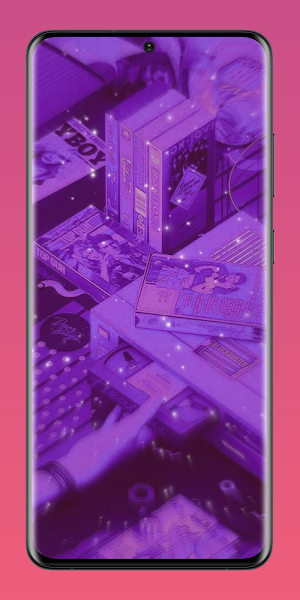 Purple Aesthetic Wallpaper 4K Screenshot 1