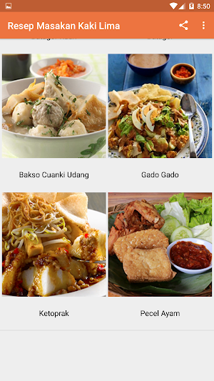 Resep Masakan Kaki Lima Screenshot 3