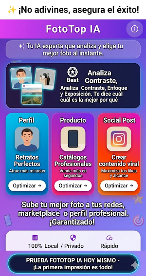 Fototop IA: Comparar Fotos Screenshot 0