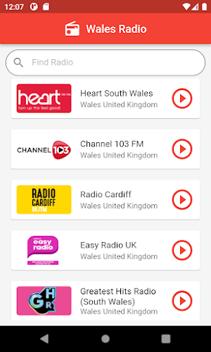 Wales Radio Stations UK Screenshot 1