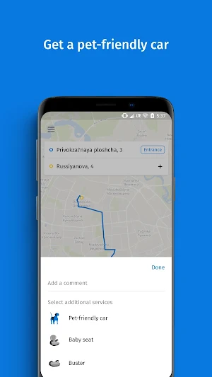 Taxi 135 — book online Screenshot 3