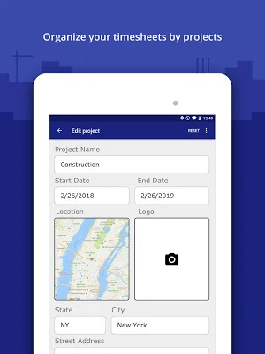 Timesheet Manager App Screenshot 0