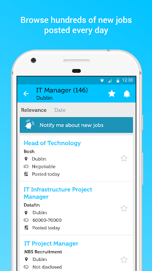 IrishJobs.ie - Job Search App in Ireland Screenshot 1