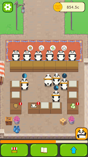 Panda Cafe - Idle Tycoon Screenshot 3