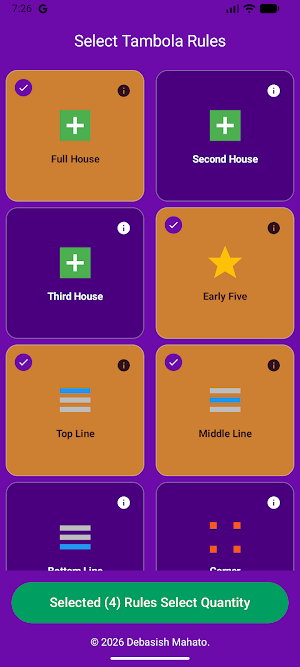 Tambola Board Screenshot 2