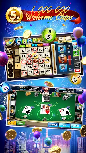 Full House Casino - Free Vegas Slots Casino Games Screenshot 1
