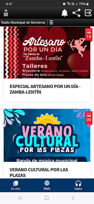 Radio Municipal de Monteros Screenshot 3