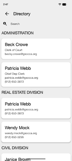 Bryan County Clerk of Court GA Screenshot 1