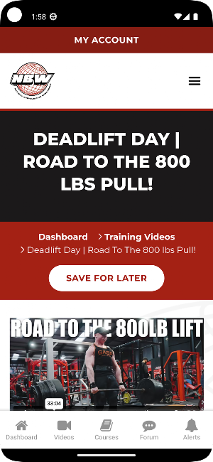 Natural Bodybuilding Worldwide Screenshot 2