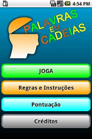 Palavras em Cadeias Screenshot 1