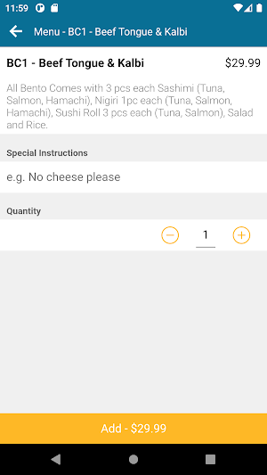 Kiku Sushi Cupertino Screenshot 2