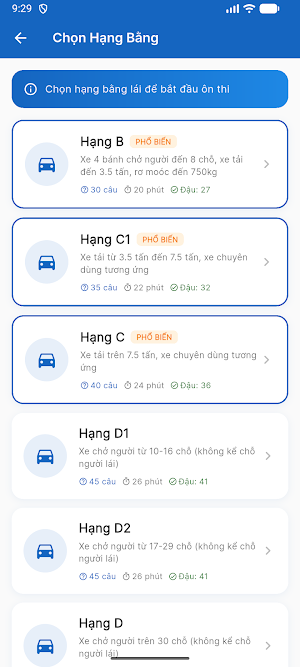 Ôn Thi GPLX 600 Câu 2026 Screenshot 1