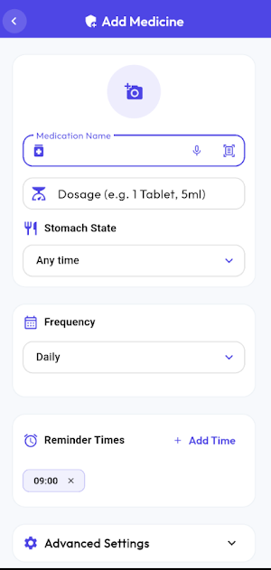 Medora: Pill & Vitals Tracker Screenshot 0