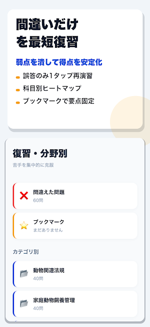 家庭動物管理士認定試験 合格ドリル Screenshot 3