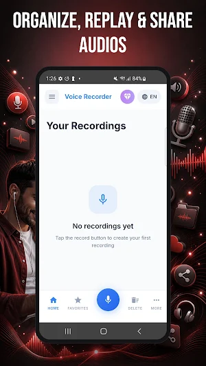 Voice Recorder: Smart Audio Screenshot 1