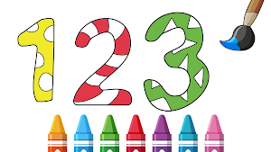 Alphabet And Numbers Coloring Screenshot 3