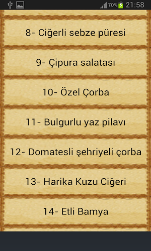 Bebekler İçin Yemek Tarifleri Screenshot 2