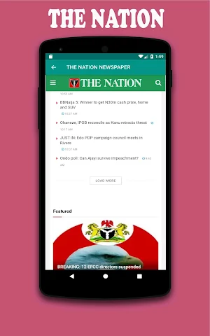 All Nigerian newspapers,national dailies,news app Screenshot 1
