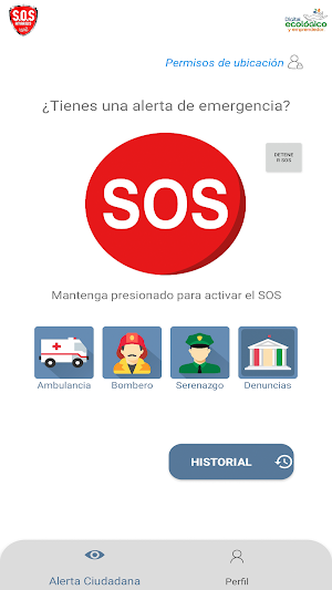 Amarilis SOS Screenshot 1