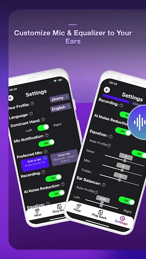 Hearing aid app - ngHero AI Screenshot 1