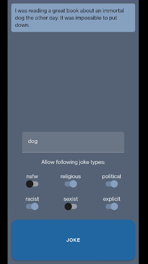 Joke App Screenshot 1