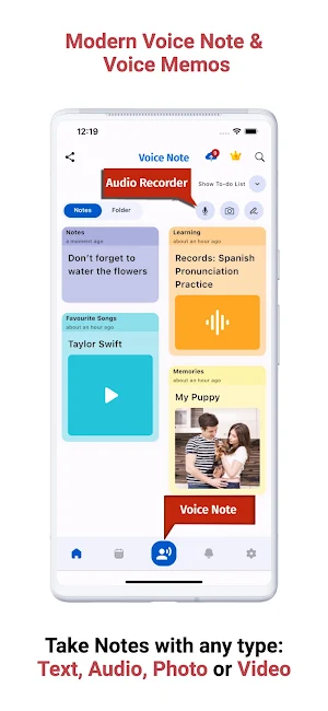 Voice Note, Notepad, Notes + Screenshot 0