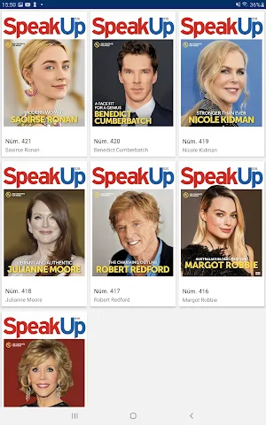 Speak Up Revista Screenshot 3