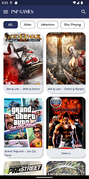 All Games PSP download Screenshot 0