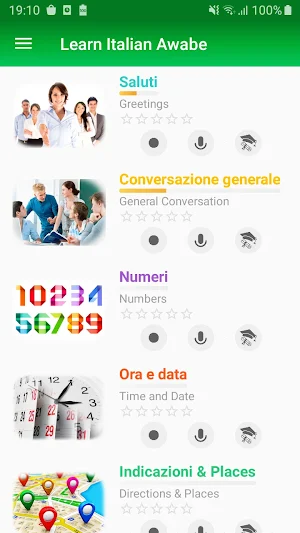 Learn Italian Awabe Screenshot 0