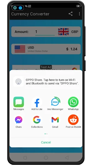 GBP to USD Conversion Screenshot 3