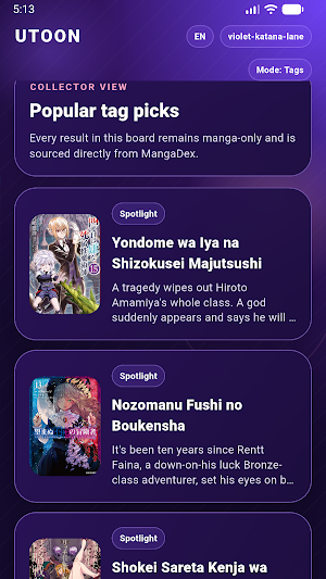 UTOON: Manga Reader Screenshot 1