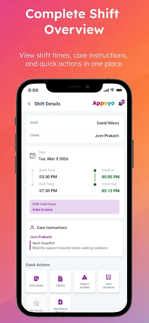 Appoyo Worker Screenshot 2