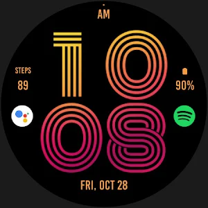 Beauty Flame Watch Face Screenshot 3