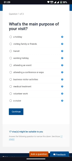 Visa Check for All Countries Screenshot 1
