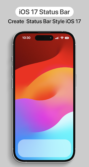 iCenter iOS 17: X - Status Bar Screenshot 0