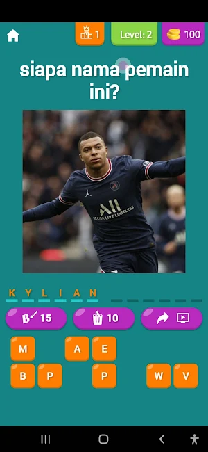 KUIS TEBAK GAMBAR PEMAINBOLA Screenshot 2