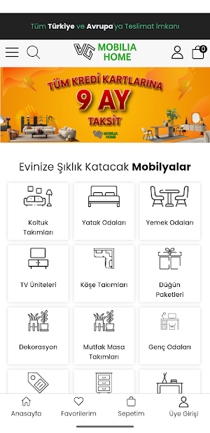 VG Mobilya Home Screenshot 0