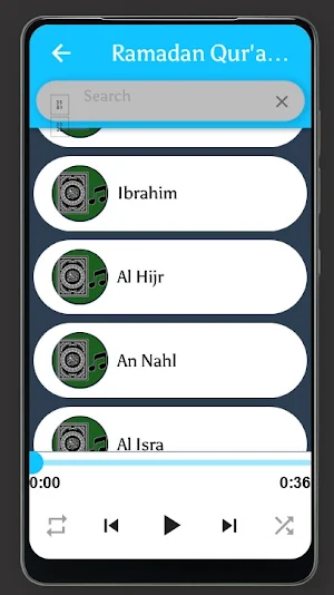 Ramadan Quran Mp3 Screenshot 0
