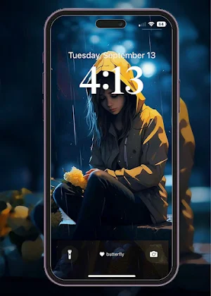 Sad Girl Anime Wallpaper HD Screenshot 0