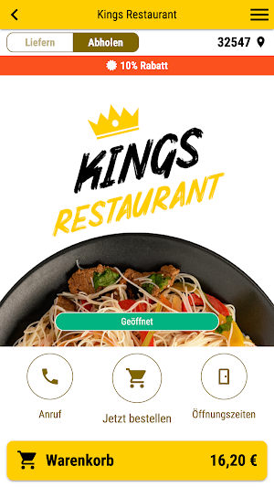 Kings Restaurant Screenshot 0