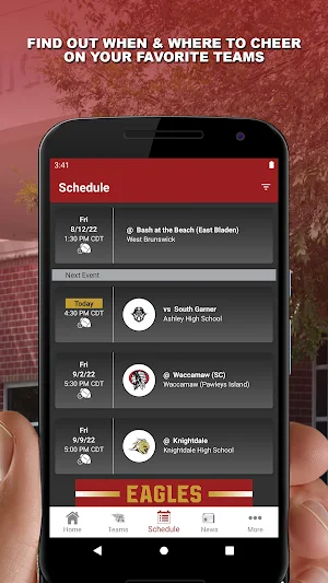 Ashley Athletics Gameday Screenshot 1