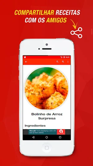 Receitas de Bolinho de Arroz Screenshot 0