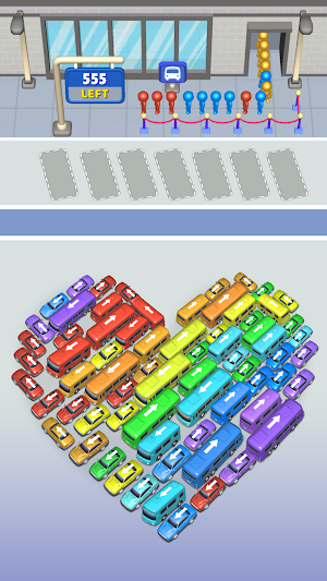 Traffic Jam: Color Bus Parking Screenshot 1