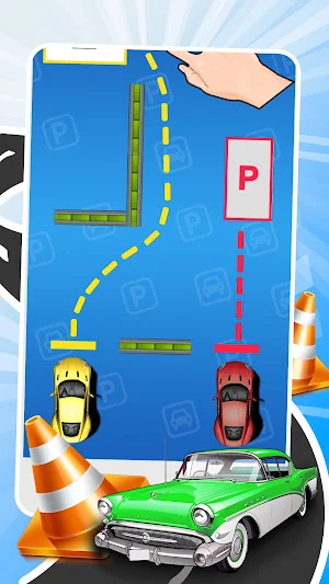 Draw it Parking Car Games Screenshot 3