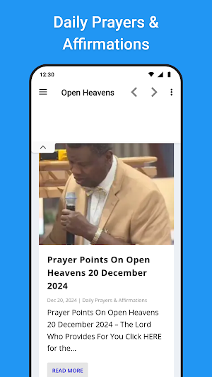 Open Heaven Devotional 2025 Screenshot 1