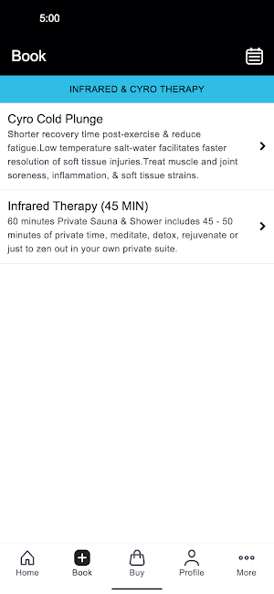 Thrive Sauna Studio Screenshot 1