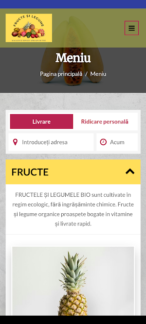 Fructe legume proaspete Screenshot 0