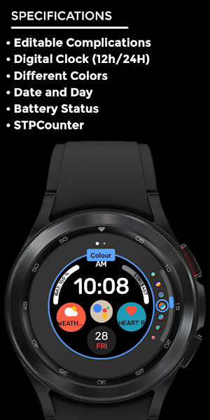 Night 37 - watch face Screenshot 3