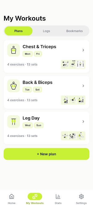 Gymdex - Gym Exercise Tracker Screenshot 3