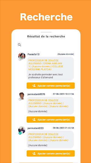 Permutation Rapide Screenshot 3